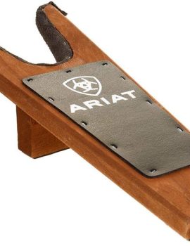 ARIAT Small Stained Wood Boot Jack with Padded Edge