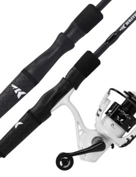 KastKing Crixus Fishing Rod and Reel Combo, Baitcasting Combo, IM6 Graphite Blank Rods,SuperPolymer Handle